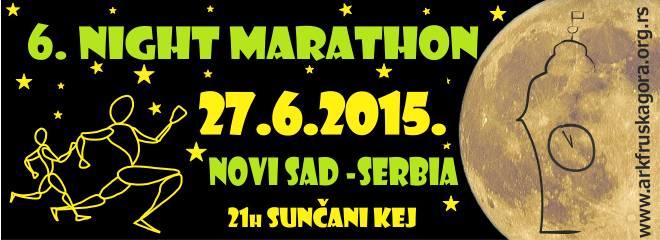 We are happy to announce  the 6th Night Marathon , the second most visited race in Serbia! The 6. Night Marathon will take place 27.6.2015. in…